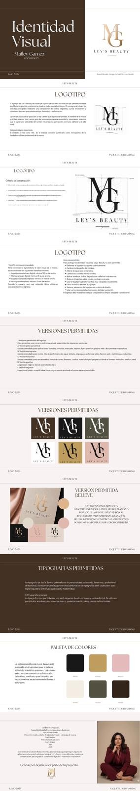 Identidad sofisticada para un estudio de belleza